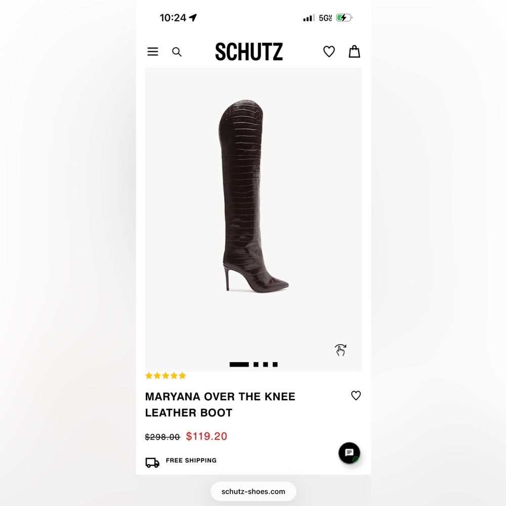 Schutz thigh high boots perfect condition these but in black!!